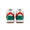 Nike Dunk High 'Chenille Swoosh' (Unisex) White / Team Red / Malachite / Habanero Red Skate Shoes DR8805 100
