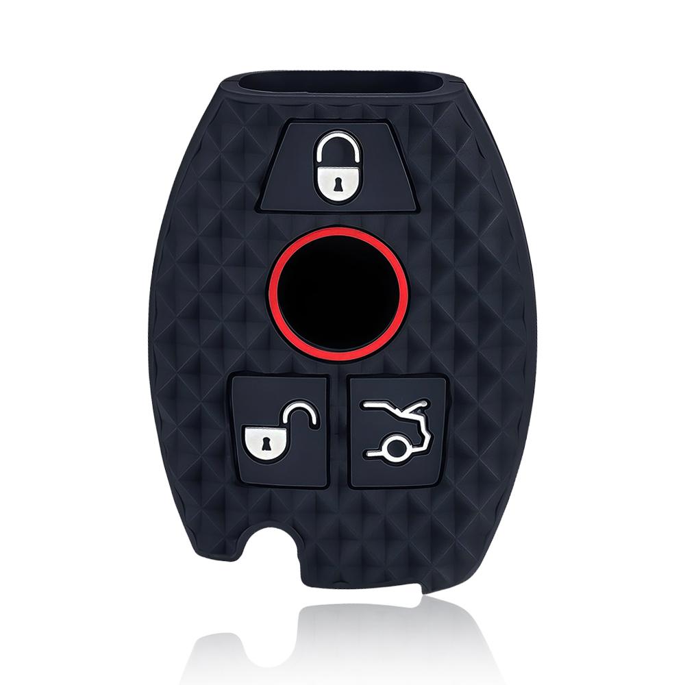 

Silicone Car Key Case Cover For Mercedes Benz A B C E Class Gls Gla Glk Glc Cls Cla Amg W204 W205 W212 W463 W176 Keychain Fob
