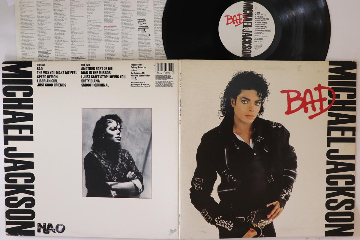 

LP Record MICHAEL JACKSON - Bad E40600 EPIC 1987 US Rock Used