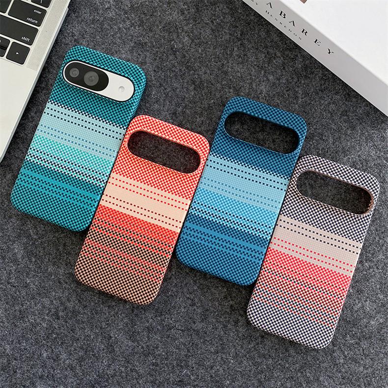 Google Pixel 9/8 Pro Magnetic Charging Kevlar Pattern Drop-Proof Case