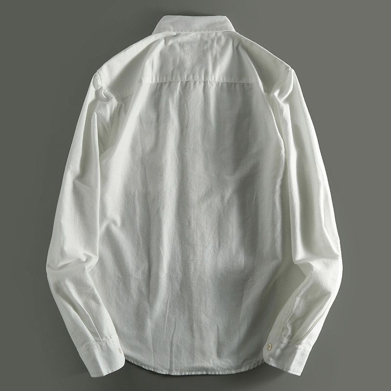 Goods Tail Goods Overplus Order Original Order Withdraw from Cupboard More Than Long Sleeve Oxford Cloth Shirts Spring and Autumn Men's Shirt Fashion