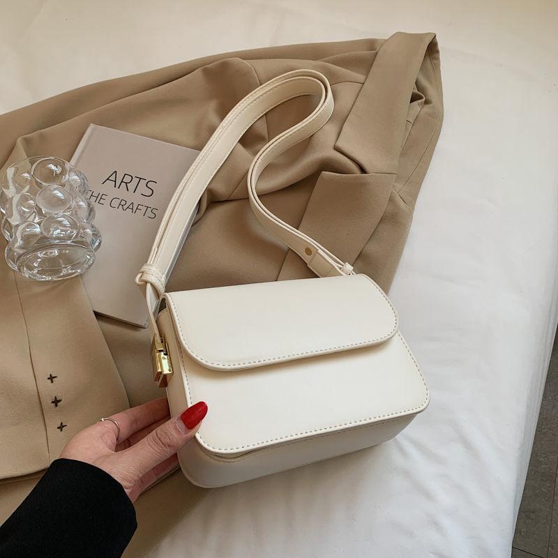 Premium Small Bag New Versatile Retro Small Square Bag Autumn and Winter Simple and Fashionable Shoulder Messenger Bag