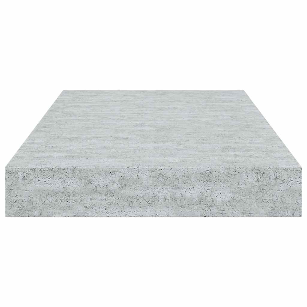Vidaxl Półka Ścienna, Szarość Betonu, 40 X 23 X 3,8 Cm, Mdf
