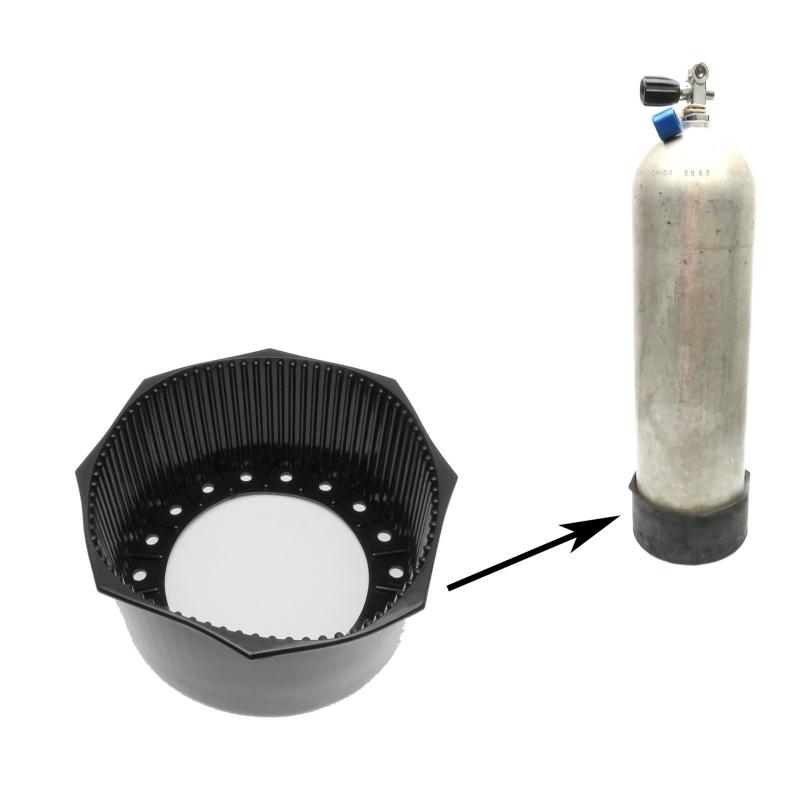 Buy Round Scuba Dive Cylinder Flat Bottom Boot Base Protection Diving