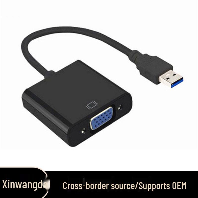 

USB 3.0 to VGA Converter Cable for Monitor Extension - Driver-Free 0.25m Length