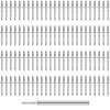 Multifunction Double Ended Nail Set With Installation Tool Metal Skirting Nails Set Quick Installs for Wall & Tile Fixtures