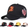 Casquettes de Baseball Unisexes Broderie Lettre Gothique B Côté Baie Mfgco Printemps et Automne Extérieur Réglable Chapeaux Décontractés Chapeau Pare-Soleil