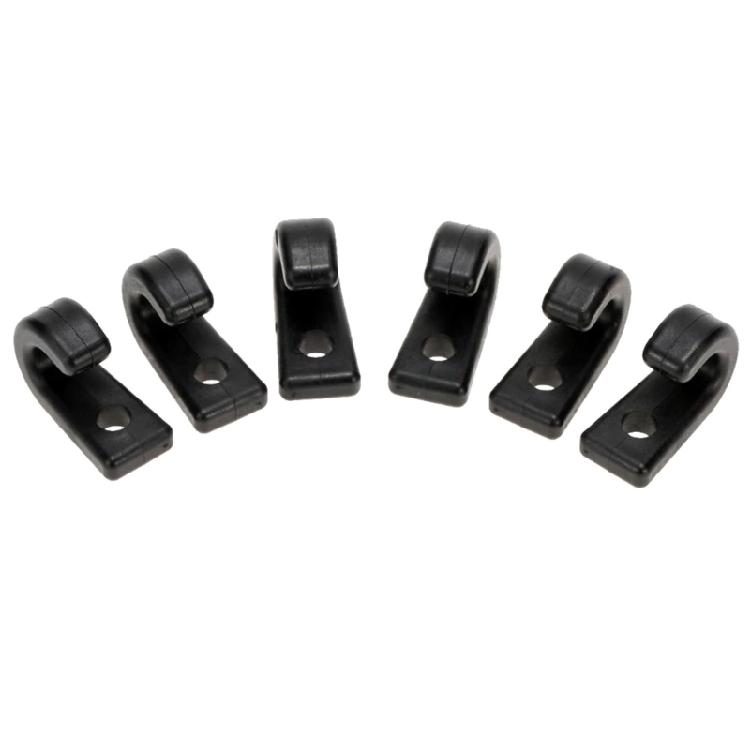 Multipurpose Nylon J Hooks For Boats Tents Quick Setup In Marine Camping Scenarios Water Sports Camping Equipment 10pcs
