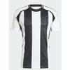 SEASONMARK 2026 Men's Retro Style Football Jersey Black White Vertical Stripe Quick Dry Breathable Training Shirt Soccer Uniform