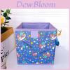 Scatola Organizer Pieghevole da Scrivania con Stampa Cartoon Stitch Hello Kitty per Ufficio e Casa