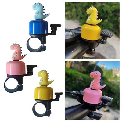 Cartoon Dinosaur Bicycle Handlebar Bell Crisp Loud Sound Lightweight Universal MTB Road