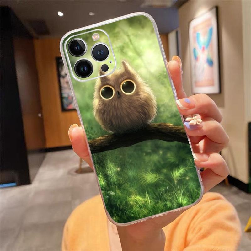 

Phone Case For iphone 17ProMax Air 16 15 14 13 Pro Max 15 16 Pro 15Plus Animal Cute Cartoon Owl iphone 13