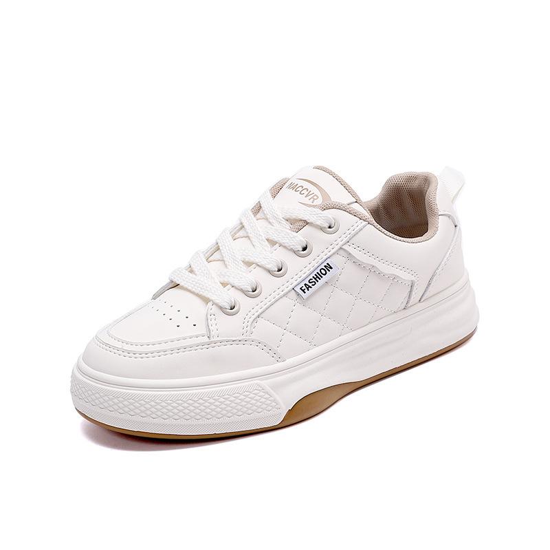 Spring student versatile little white board shoes women's flat bottom low top lightweight casual single shoes retro classic sports shoes