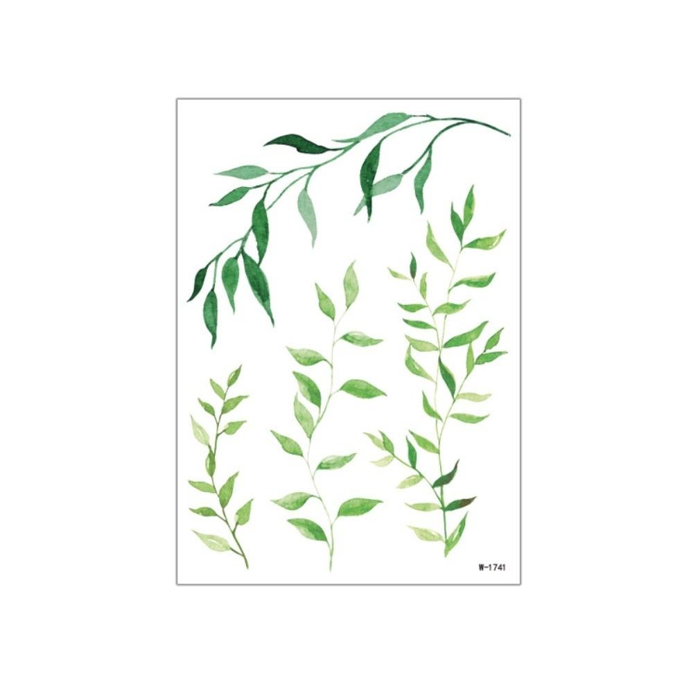 5 Vel Waterdichte Klimop Stickers Tattoo Stickers Elf Fee Make-up Stickers Nek Schouder Arm