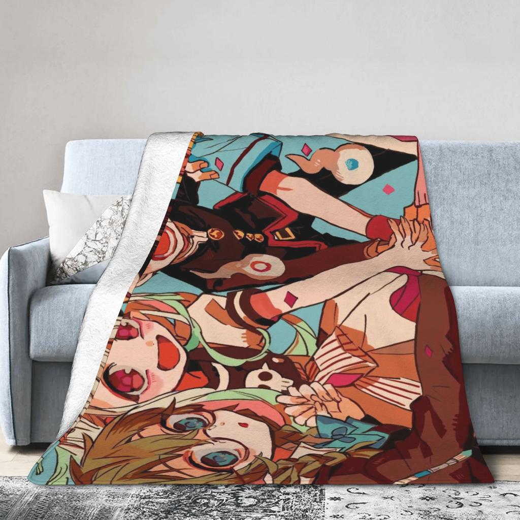 Hanakos Kuns Japanese Flannel Blanket Winter Super Warm Bedding Throws for Girls Boys Outdoor Fluffy Bedspread Sofa Bed Cover
