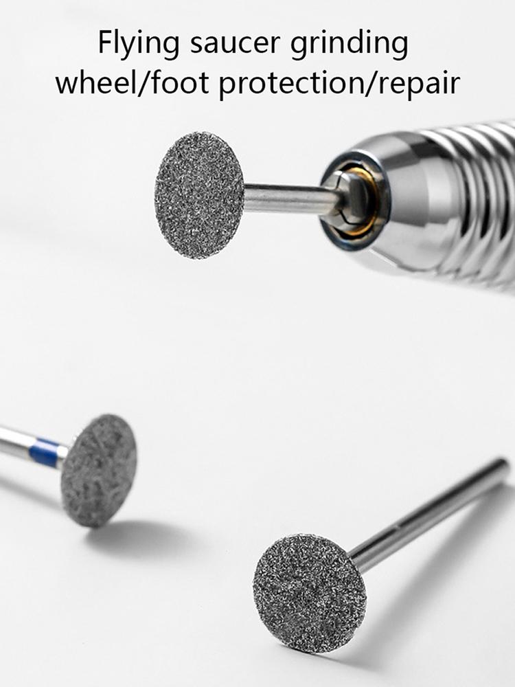 Nail Polishing Removal Head Diamond Electric Nail Drill Bit Disc Grinding Burr T Mills Grinder Cuticle Cutter Art Tools