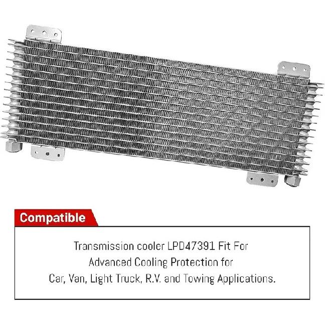 BATTLEBEE Gear Box Transmission Oil Cooler Aluminum Alloy 329 Gear Box Car Engine Oil Cooler Radiator