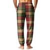 Men's Christmas Printed Thermal Pajama Pants for Fall Winter