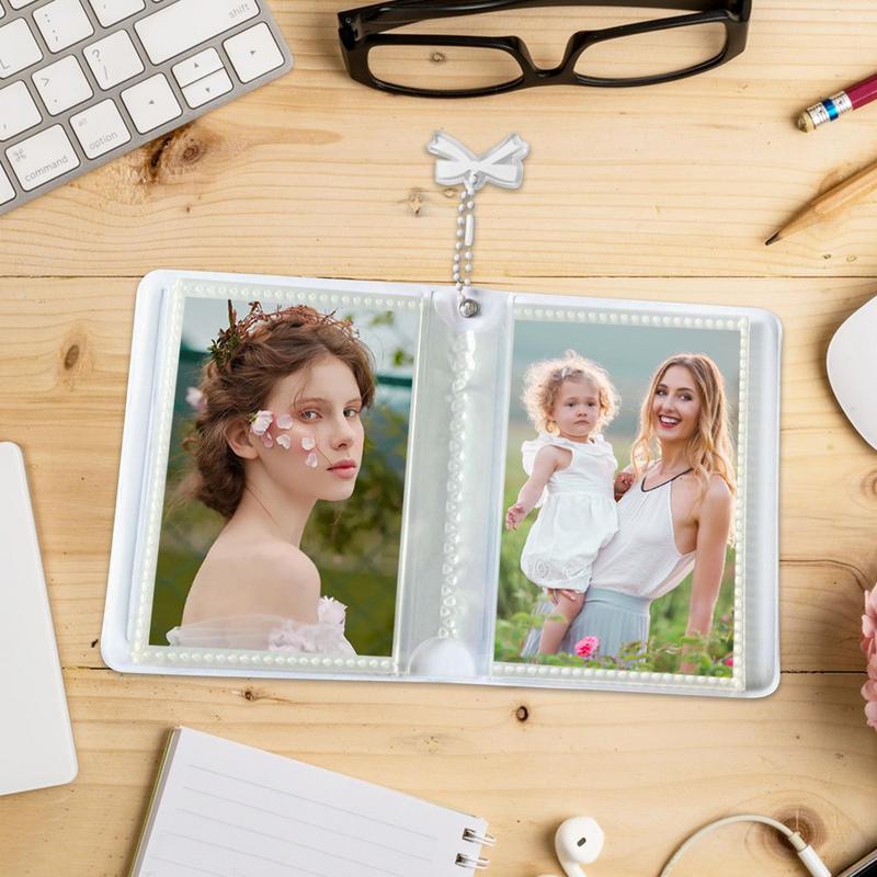 3in Photocard Binder INS Photo Album Photocard Album Collect Love Heart Hollow Photo Card Holder Storage Bag Kpop Picture Albums