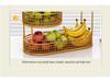 Luxury Multi-Layer Fruit and Snack Display Basket for Living Room Coffee Table