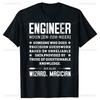 Engineer Definition Funny Noun Engineering Dictionary Term Cotton T Shirts Men Streetwear Tee Short Sleeve Unisex Loose Clothing