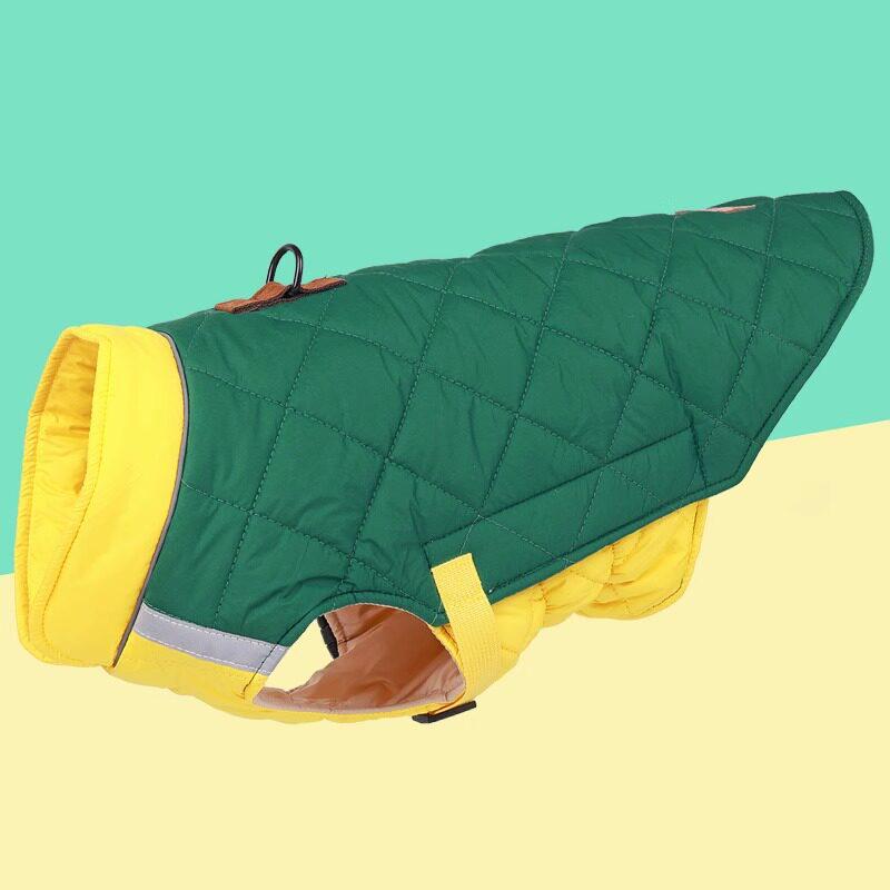 Warme Baumwoll-Hundekleidung für mittlere und große Rassen: Herbst/Winter-Stil für Corgis, Border Collies, Dobermänner und Golden Retriever