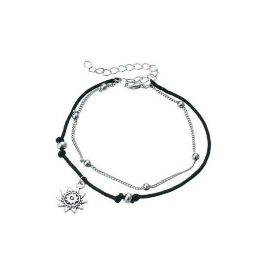 Ankelsmykker Solform Mote Bærbare Vakre Kvinner Fot Anklesmykker for utendørs