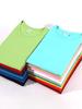 T-shirt da Uomo Girocollo Manica Corta 180g Cotone - Colore Unico Bianca per Stampa Logo Fai-da-te