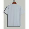 Tricou de umăr pentru bărbați la modă cu imprimeu caligrafic Paris