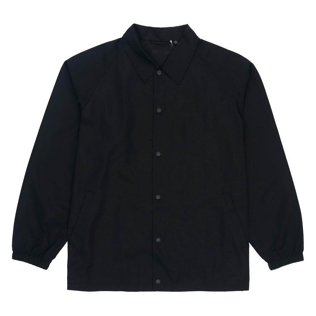 UNIQLO Collared Solid Color Single-Breasted Casual Jacket Unisex jackets Black 445041-09