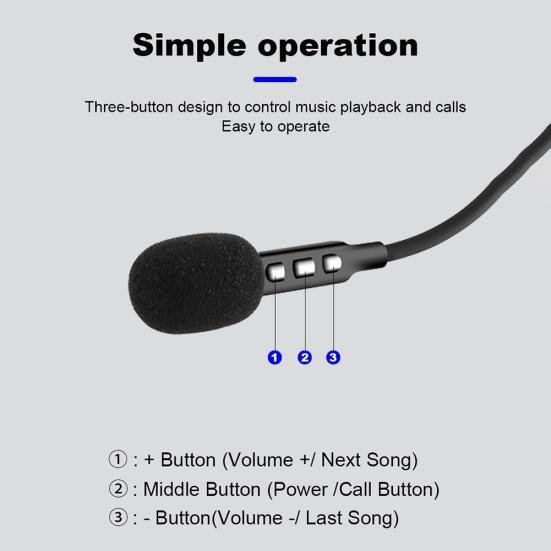 Cască pentru cască de motocicletă T2 wireless compatibilă cu Bluetooth 5.0 Căști difuzor stereo