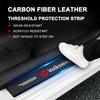 4Pcs Carbon Fiber Car Door Sill Protection Sticker Anti-scratch Refit Sticker For Volkswagen Polo Passat B5 B6 B7 T4 T5 Golf 4 5 6 Tiguan Jetta Gol