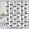Polyester Waterproof Shower Curtain