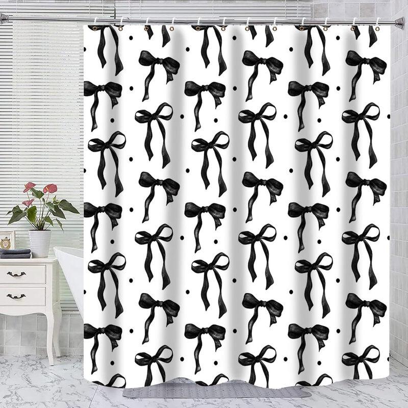 Polyester Waterproof Shower Curtain