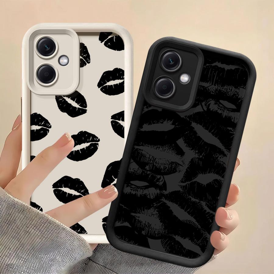 Phone Cover Case for Xiaomi Poco F8 X3 Pro X3 NFC C61 C50 C51 Lips Kiss Print