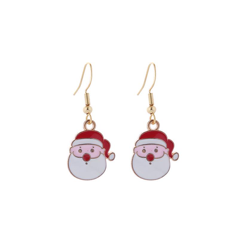 Christmas Earrings: Small Santa, Reindeer, Snowman Studs