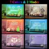 Led Note Board 7 Colors Dry Erase Touch Control Painting Toys Led Light Board For Kids Night Light Home Offices School Holiday