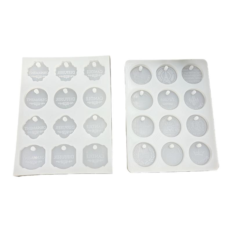 Silicone Name Pendant Mold Handmade English Listed Silicone Molds Suitable for Crafting Baking and Soap Making Food Safe