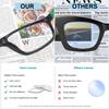 3pcs Sporty Ultra-Light TR90 Sports Reading Glasses Fashion Anti-Blue Light Reading Glasses Sports Frames Unisex Men Women