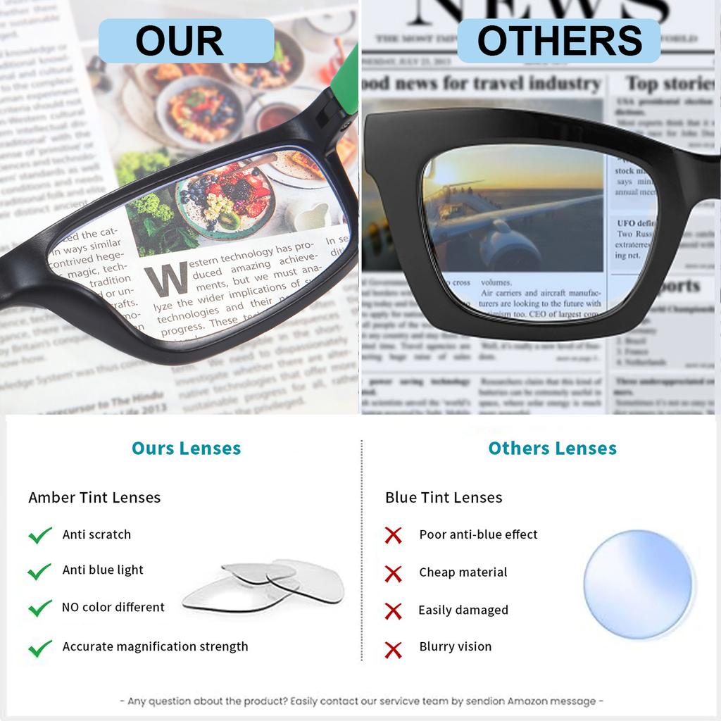 3pcs Sporty Ultra-Light TR90 Sports Reading Glasses Fashion Anti-Blue Light Reading Glasses Sports Frames Unisex Men Women
