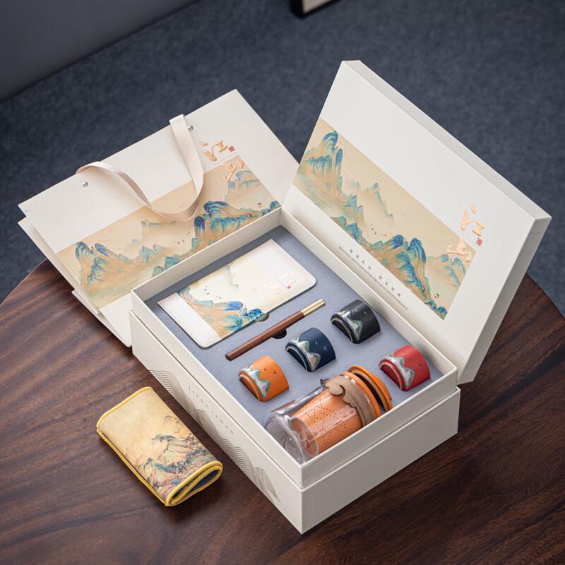 

Forbidden City Landscape Tea Set & Stationery Gift Set