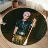 KimMingyu Round Area Rug,Carpet Rug for Living Room Bedroom Sofa Playroom Decor,Non-slip Floor Mat