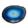 Polished Dyed Coaster Compact Stone Natural Agate Sliced Coaster Desktop Decor