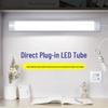 Plug-in Type Desk Lamp with Energy-Saving Fluorescent Tube for Dorms and Homes