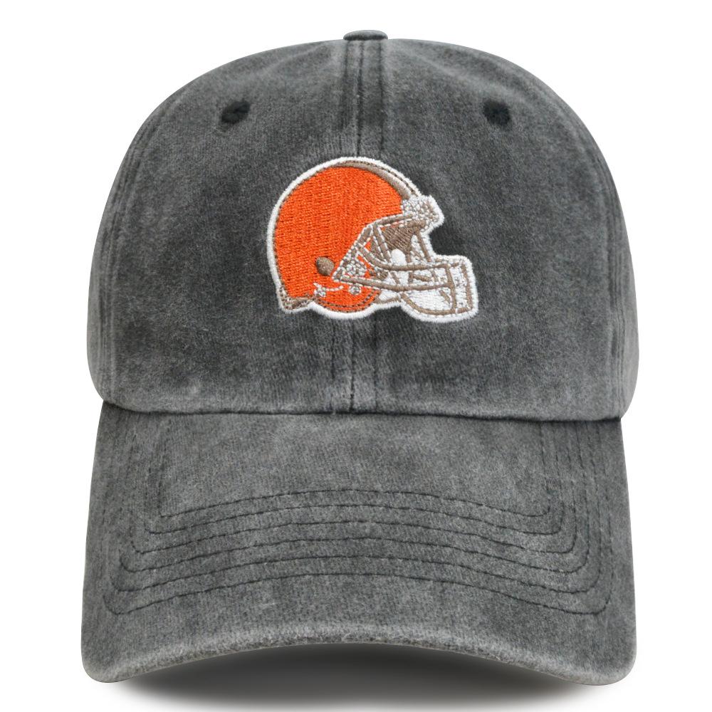 Retro Embroidered Pure Cotton Baseball Cap - Unisex Duckbill Outdoor Sports Hat