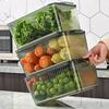 Food-Grade Refrigerator Storage Box Stackable Kitchen Organizer Fridge Egg Holder  Picnic