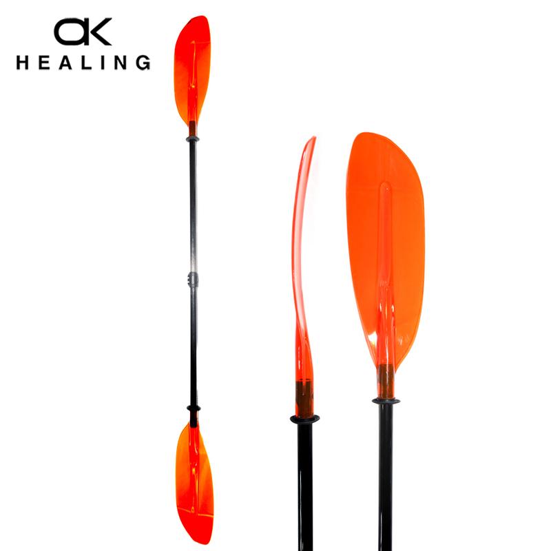 HEALING New Kayak Paddle Carbon Fiber Shaft Boat Accessories Rowing Oars 215-240cm Adjustable for Men Female