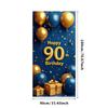 90. Geburtstag Banner Goldener Ballon Happy Birthday Party Dekoration Kulisse Jubiläumsfeier Fotografie Hintergrund Requisite