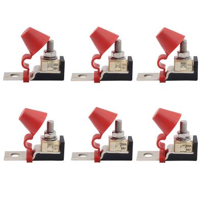 M8 Marine Rated Battery Fuse 30A-300A Fuse Holder with 58V Ring Fuse Ignition Protection for Boat Truck for RV Cruise Ship Crane