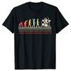 Drummer Retro Evolved Drummer Set T Shirt Original Cotton Short Sleeve Destruction Silent Drummer Pattern Printed Short Sleeve